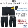 ミズノMIZUNOフィットネス水着メンズハーフスパッツ2025年春夏モデルN2JBC125