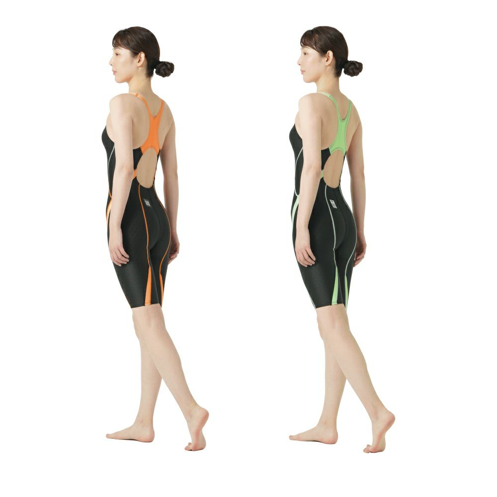 スピードSPEEDO競泳水着レディースWA承認フレックスキューブセミオープンバックニースキンFLEXCubeSCW12544FZ