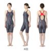 スピードSPEEDO競泳水着レディースWA承認フレックスシグマカイセミオープンバックニースキン3FLEXΣχSCW12541FZ