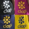 クラップCLAPフラワーズティーレディーススポーツアパレルトレーニングフィットネス女性CTS25018