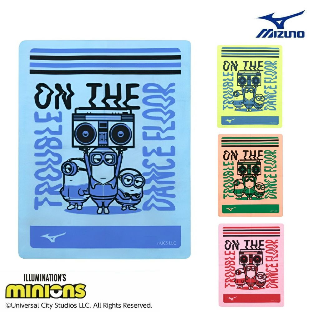 ミズノMIZUNO水泳スイムタオル吸水タオルセームタオルミニオンズMINIONS2025年春夏モデルN2JYC095