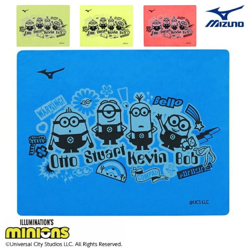 ミズノMIZUNO水泳スイムタオル吸水タオルセームタオルミニオンズMINIONS2025年春夏モデルN2JYC096