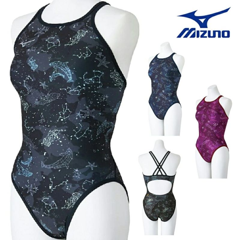 ミズノMIZUNO競泳水着練習用水着レディースエクサースーツミディアムカットEXERSUITSU-FitRiCollection池江璃花子AYACOLLECTION寺川綾競泳練習水着2025年春夏モデルN2MAC274