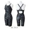 ミズノMIZUNO競泳水着練習用水着レディースエクサースーツハーフスーツオールインワンEXERSUITSU-FitAYACOLLECTION寺川綾競泳練習水着2025年春夏モデルN2MGC274