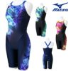 ミズノMIZUNOフィットネス水着レディースSTROKEONEオールインワンパッド付きAYACOLLECTION寺川綾2025年春夏モデルN2JGC308