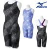 ミズノMIZUNOフィットネス水着レディースSTROKEONEオールインワンパッド付きAYACOLLECTION寺川綾2025年春夏モデルN2JGC309