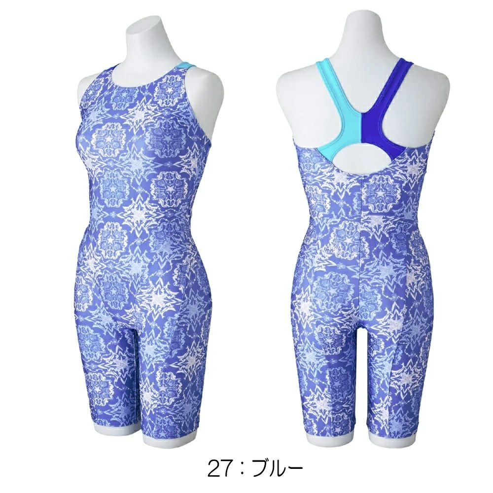 ミズノMIZUNOフィットネス水着レディースSTROKEONEオールインワンパッド付きAYACOLLECTION寺川綾2025年春夏モデルN2JGC309