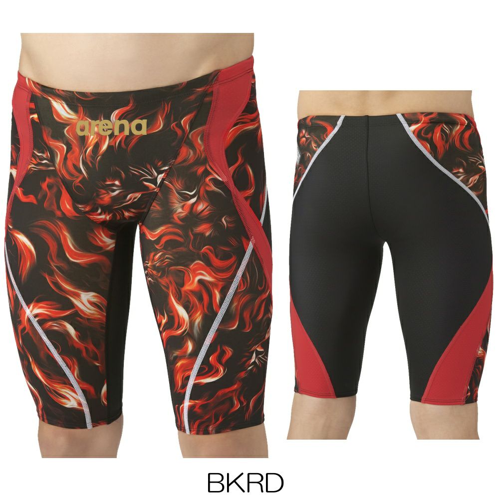 アリーナARENA競泳水着メンズWA承認モデルレーシングスパッツ(ハーフレッグ)AQUAADVANCEDAQUAXTREMEfinaマークありarenaINDOMITUSAS5FRCS9M