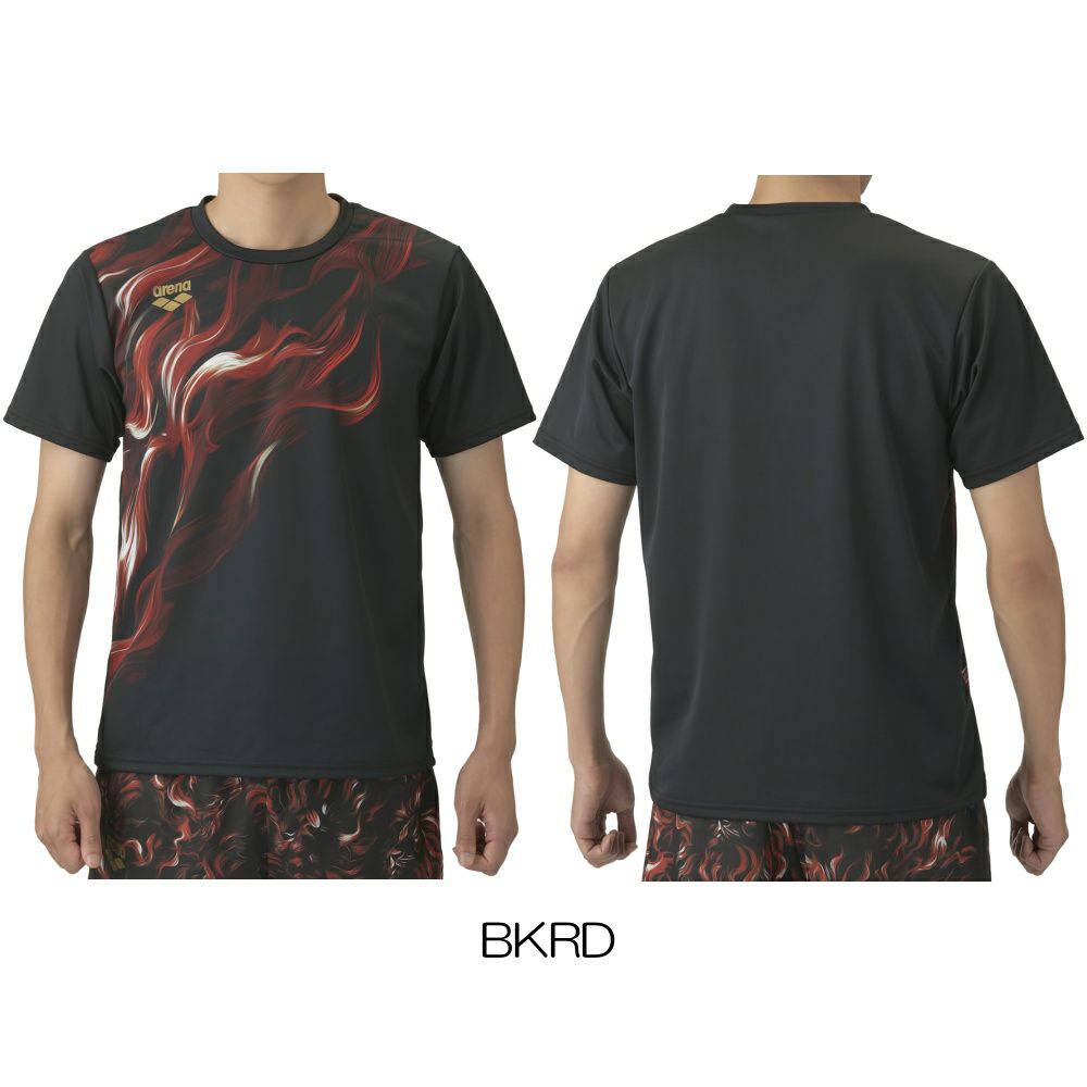 アリーナARENATシャツ半袖ユニセックスメンズレディーススポーツアパレルトレーニング水泳arenaINDOMITUSAS5FHTS1U