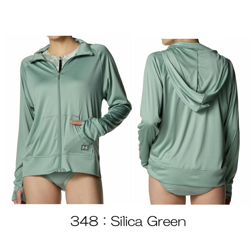 アンダーアーマーUNDERARMOURUAラッシュガードフルジップフーディーレディーストレーニングU6001421