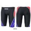 アリーナARENA競泳水着メンズレーシングスパッツハーフレッグUROKOSKINウロコスキンWAマークなし・公式大会使用不可AS5SWMH1MB