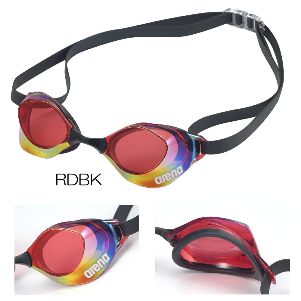 スイムゴーグルアリーナARENA水泳アクアフォーススイフトAレーシングゴーグルミラーレンズスワイプくもり止めWA承認AGL-O400MS
