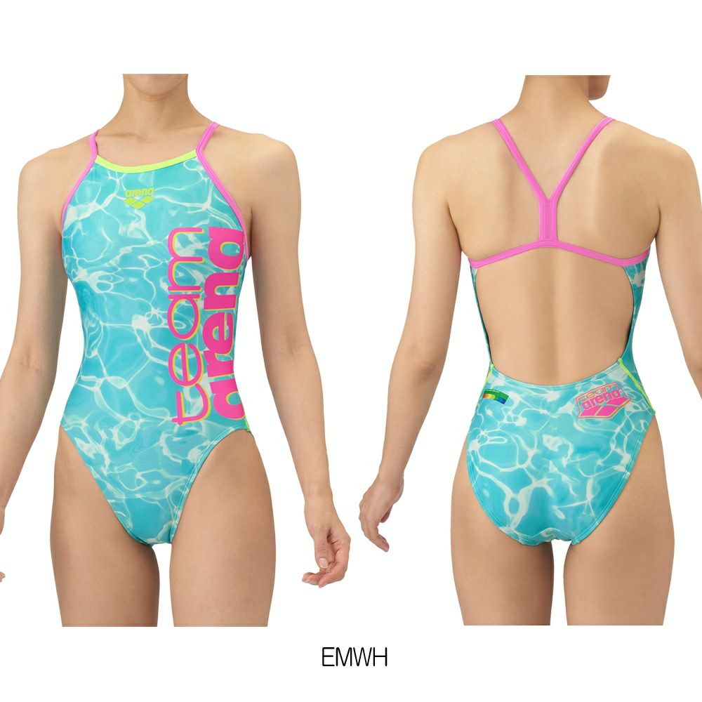 アリーナARENA競泳水着練習用水着レディーストレーニングワンピースオープンバックタフスーツタフスキンT2E競泳練習水着2025年秋冬モデルAS5FWM02L