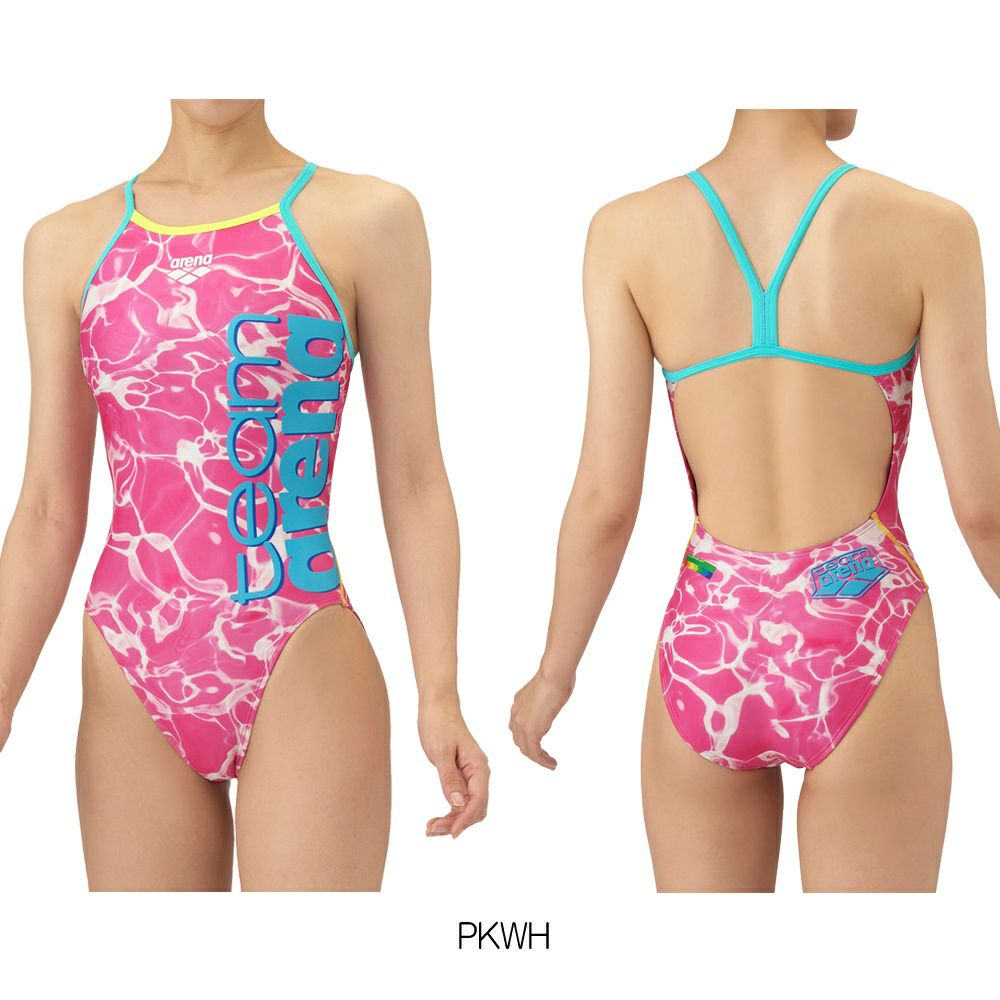 アリーナARENA競泳水着練習用水着レディーストレーニングワンピースオープンバックタフスーツタフスキンT2E競泳練習水着2025年秋冬モデルAS5FWM02L