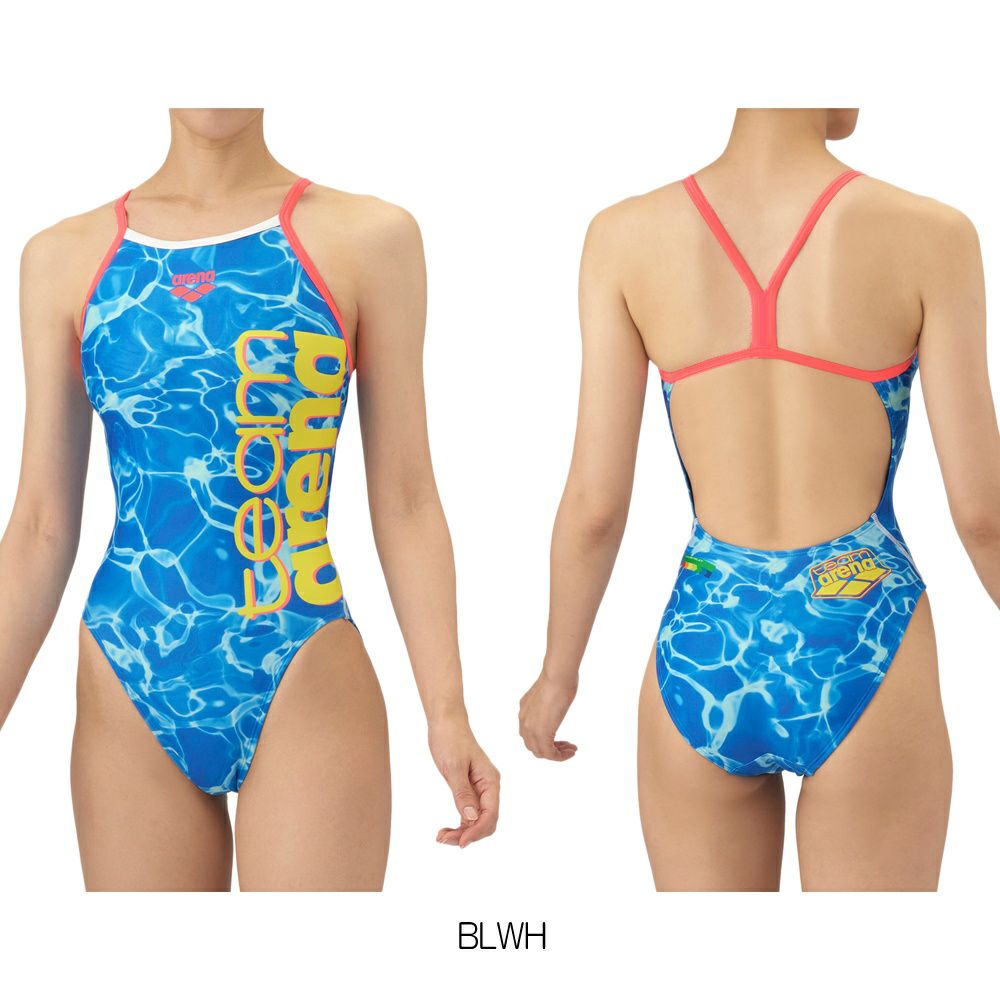 アリーナARENA競泳水着練習用水着レディーストレーニングワンピースオープンバックタフスーツタフスキンT2E競泳練習水着2025年秋冬モデルAS5FWM02L