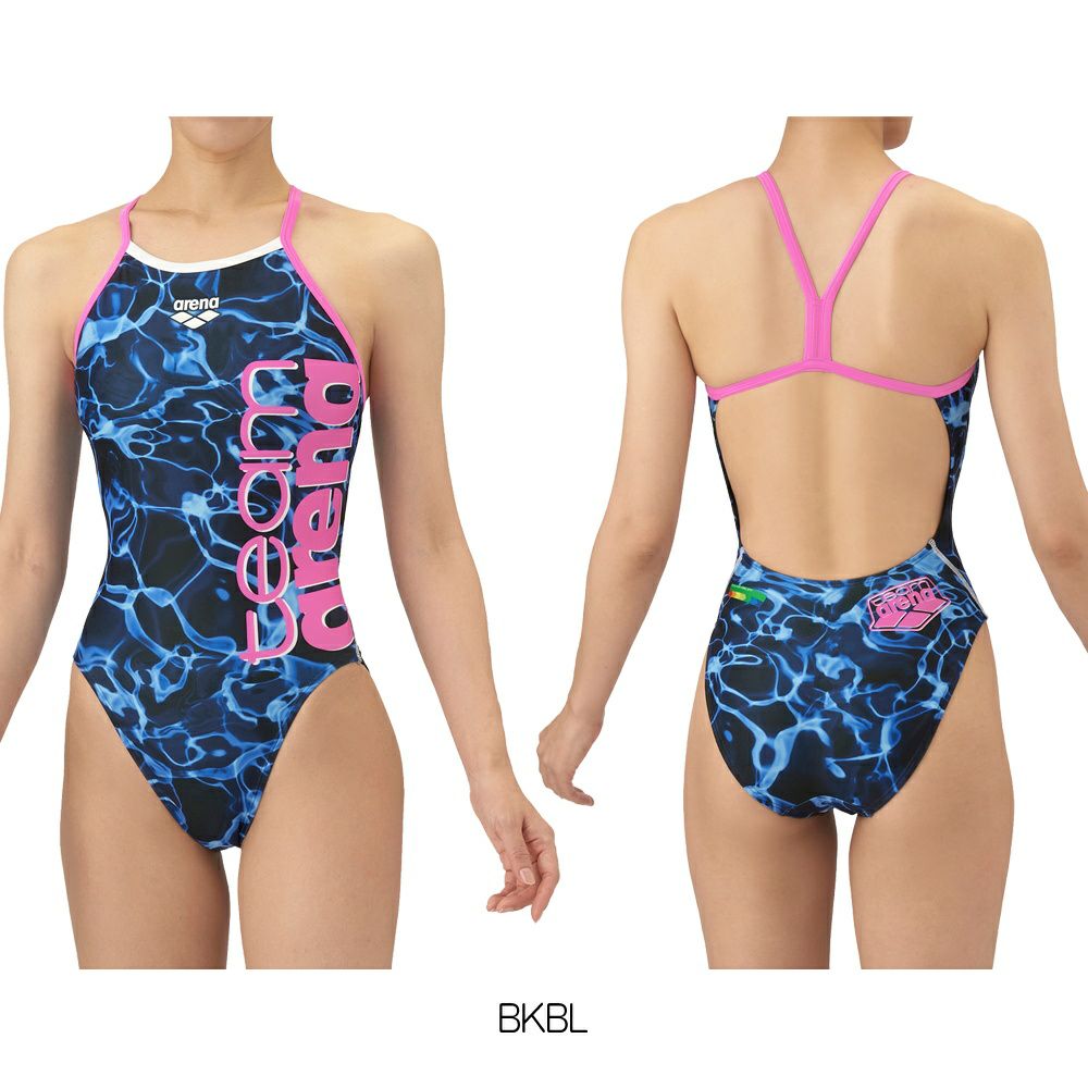 アリーナARENA競泳水着練習用水着レディーストレーニングワンピースオープンバックタフスーツタフスキンT2E競泳練習水着2025年秋冬モデルAS5FWM02L
