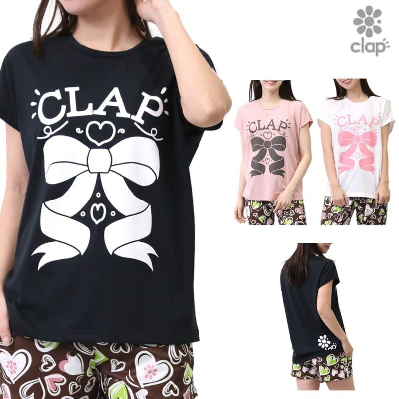 クラップCLAPリボンクラップドルマンエスレディーススポーツアパレルトレーニングフィットネス女性CTS25032