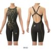 アリーナARENA競泳水着レディースWA承認モデルレーシングワンピーススパッツオープンバックハーフレッグオールインワンAQUAADVANCEDAQUAXTREME2025年秋冬モデルAS5FRC20Lfinaマークあり