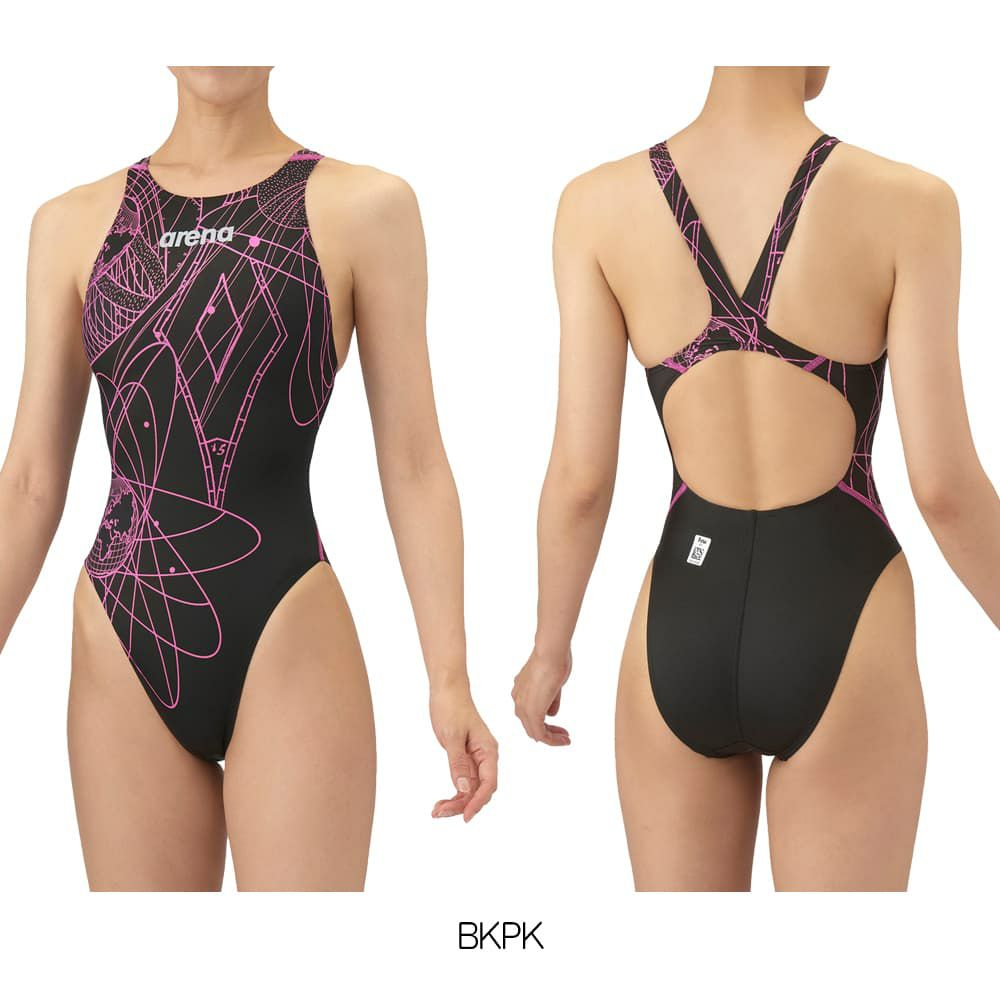 アリーナARENA競泳水着レディースWA承認モデルレーシングワンピースオープンバックAQUAADVANCEDAQUAXTREME2025年秋冬モデルAS5FRC21Lfinaマークあり