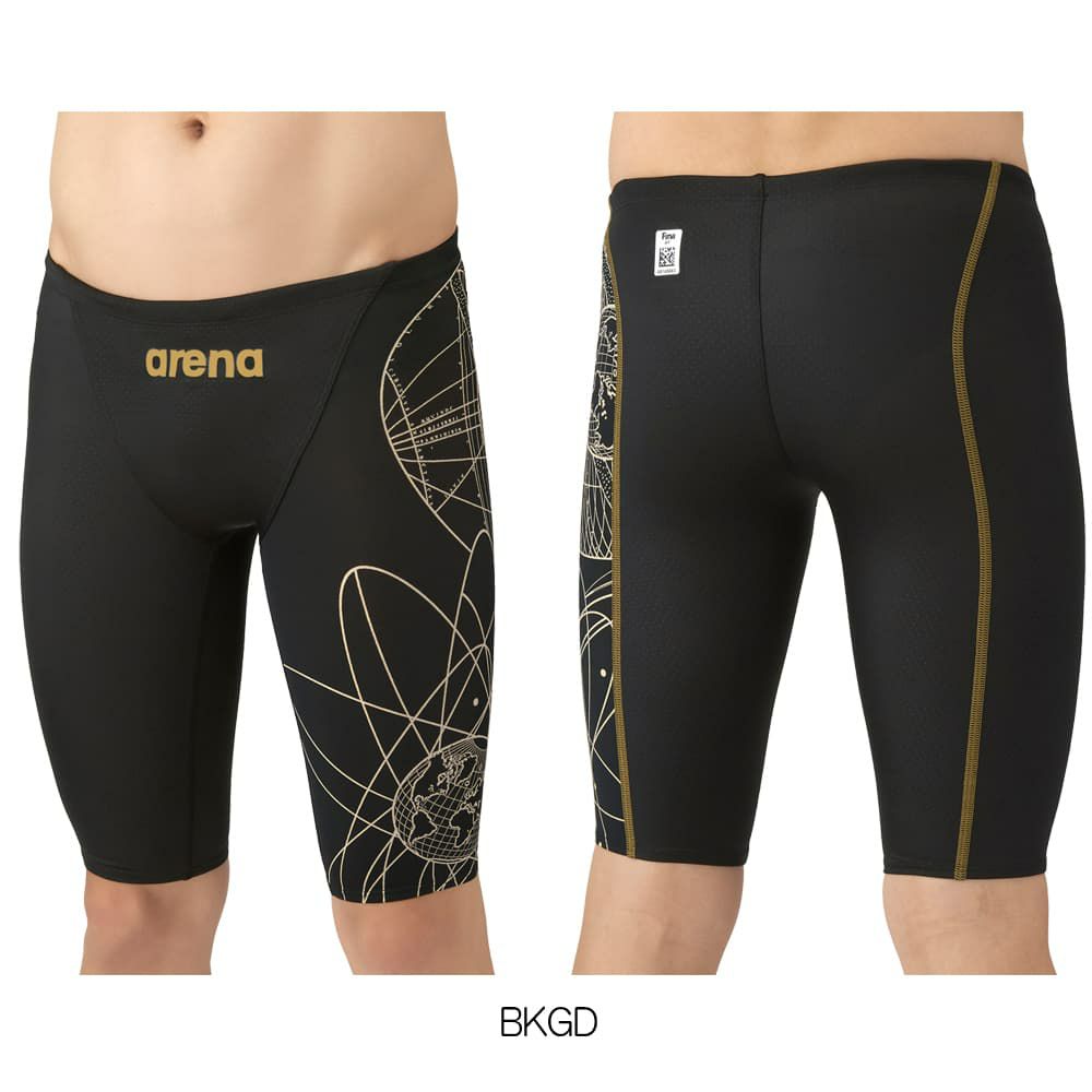 アリーナARENA競泳水着メンズWA承認モデルレーシングスパッツハーフレッグAQUAADVANCEDAQUAXTREME2025年秋冬モデルAS5FRC22Mfinaマークあり