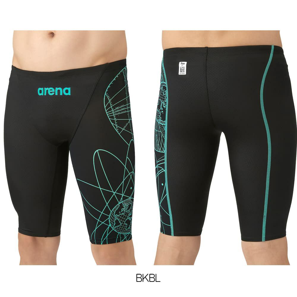 アリーナARENA競泳水着メンズWA承認モデルレーシングスパッツハーフレッグAQUAADVANCEDAQUAXTREME2025年秋冬モデルAS5FRC22Mfinaマークあり