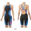 アリーナARENA競泳水着レディースWA承認モデルレーシングワンピーススパッツオープンバックハーフレッグオールインワンAQUAADVANCEDAQUAXTREME2025年秋冬モデルAS5FRC24Lfinaマークあり