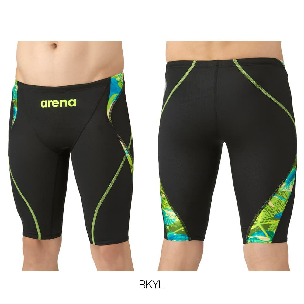 アリーナARENA競泳水着メンズWA承認モデルレーシングスパッツハーフレッグAQUAADVANCEDAQUAXTREME2025年秋冬モデルAS5FRC25Mfinaマークあり