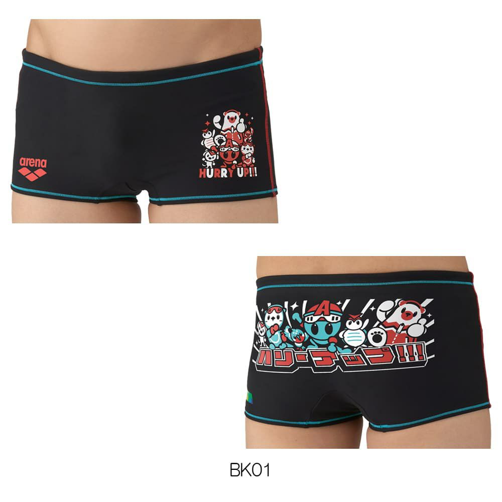 アリーナARENA競泳水着練習用水着メンズトレーニングスパッツショートレッグタフスーツアリーナ君タフスキンE競泳練習水着2025年秋冬モデルAS5FWM01M