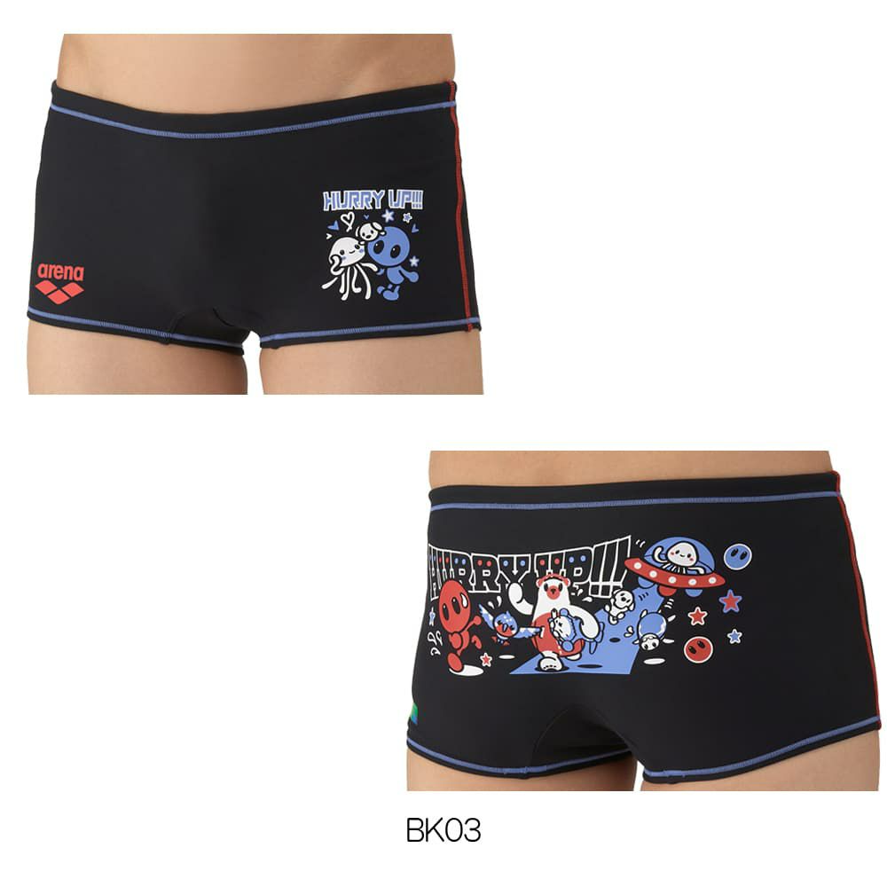 アリーナARENA競泳水着練習用水着メンズトレーニングスパッツショートレッグタフスーツアリーナ君タフスキンE競泳練習水着2025年秋冬モデルAS5FWM01M