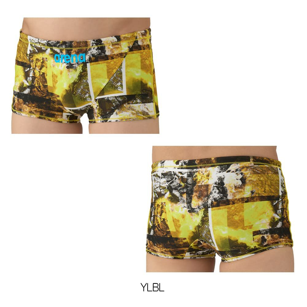 アリーナARENA競泳水着練習用水着メンズトレーニングスパッツショートレッグタフスーツタフスキンT2E競泳練習水着2025年秋冬モデルAS5FWM06M