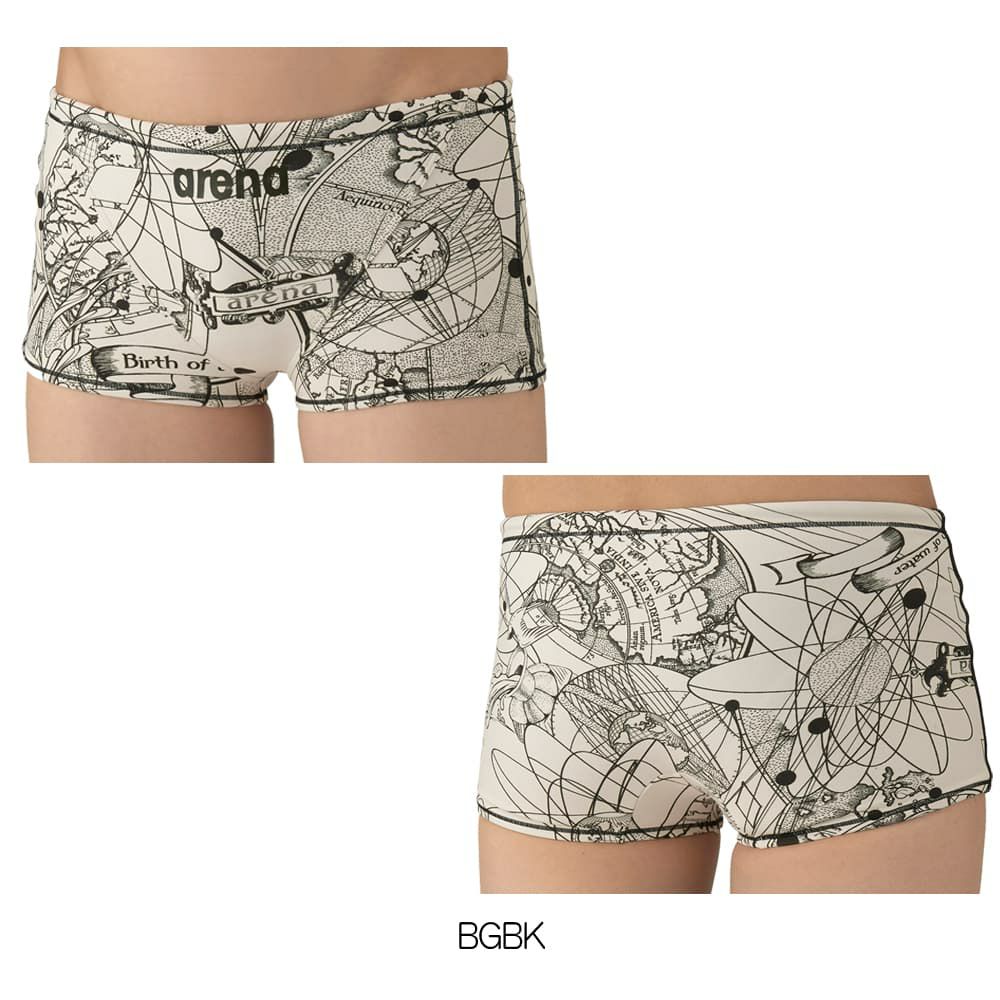 アリーナARENA競泳水着練習用水着メンズトレーニングスパッツショートレッグタフスーツタフスキンEP競泳練習水着2025年秋冬モデルAS5FWM08M