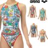 アリーナARENA競泳水着練習用水着レディーストレーニングワンピースオープンバックタフスーツアリーナ君タフスキンEP競泳練習水着2025年秋冬モデルAS5FWM13L