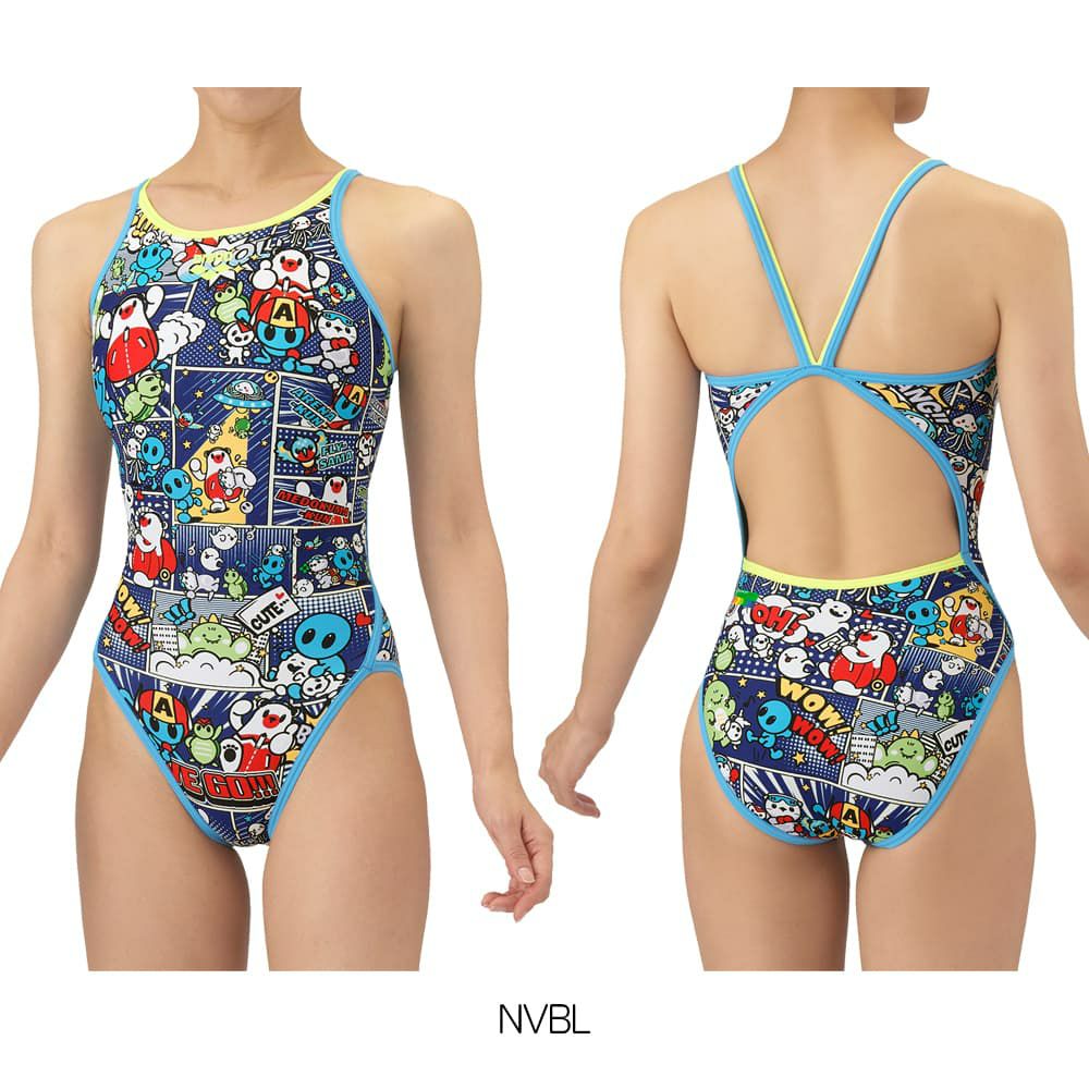 アリーナARENA競泳水着練習用水着レディーストレーニングワンピースオープンバックタフスーツアリーナ君タフスキンEP競泳練習水着2025年秋冬モデルAS5FWM13L