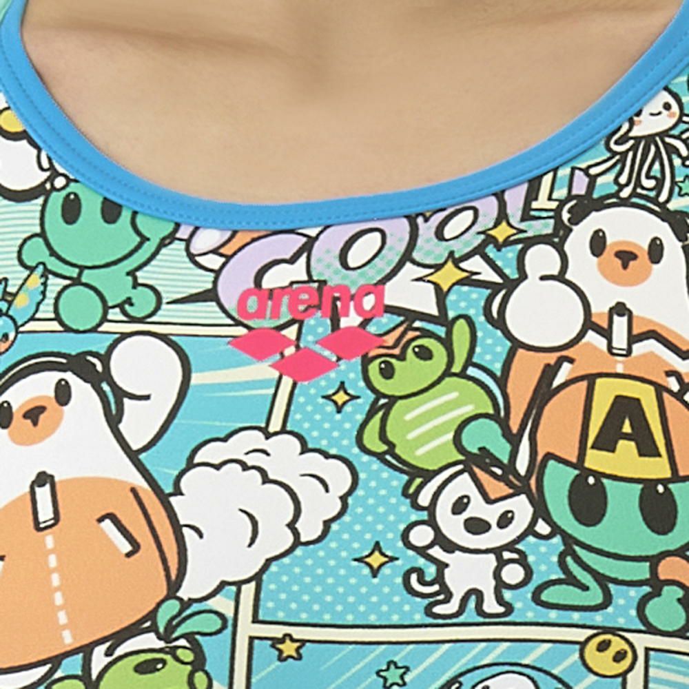 アリーナARENA競泳水着練習用水着レディーストレーニングワンピースオープンバックタフスーツアリーナ君タフスキンEP競泳練習水着2025年秋冬モデルAS5FWM13L