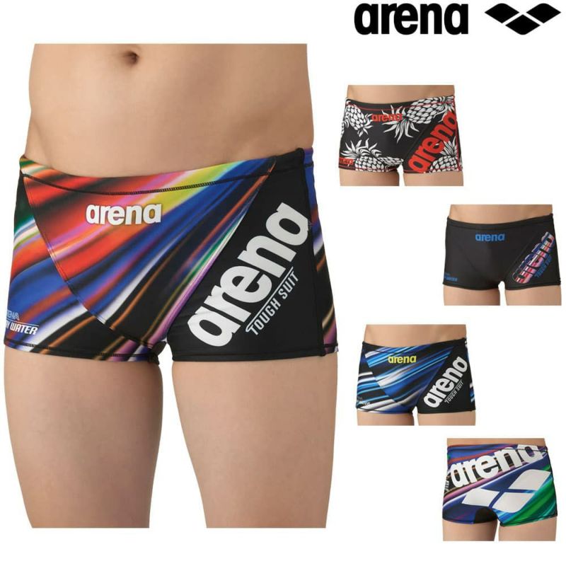 アリーナARENA競泳水着練習用水着メンズトレーニングスパッツショートレッグタフスーツタフスキンT2E競泳練習水着2025年秋冬モデルAS5FWM17M