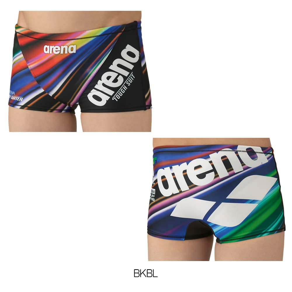 アリーナARENA競泳水着練習用水着メンズトレーニングスパッツショートレッグタフスーツタフスキンT2E競泳練習水着2025年秋冬モデルAS5FWM17M
