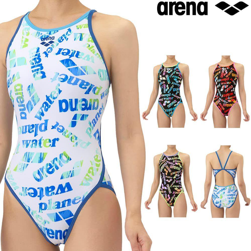 アリーナARENA競泳水着練習用水着レディーストレーニングワンピースオープンバックタフスーツタフスキンEP競泳練習水着2025年秋冬モデルAS5FWM18L