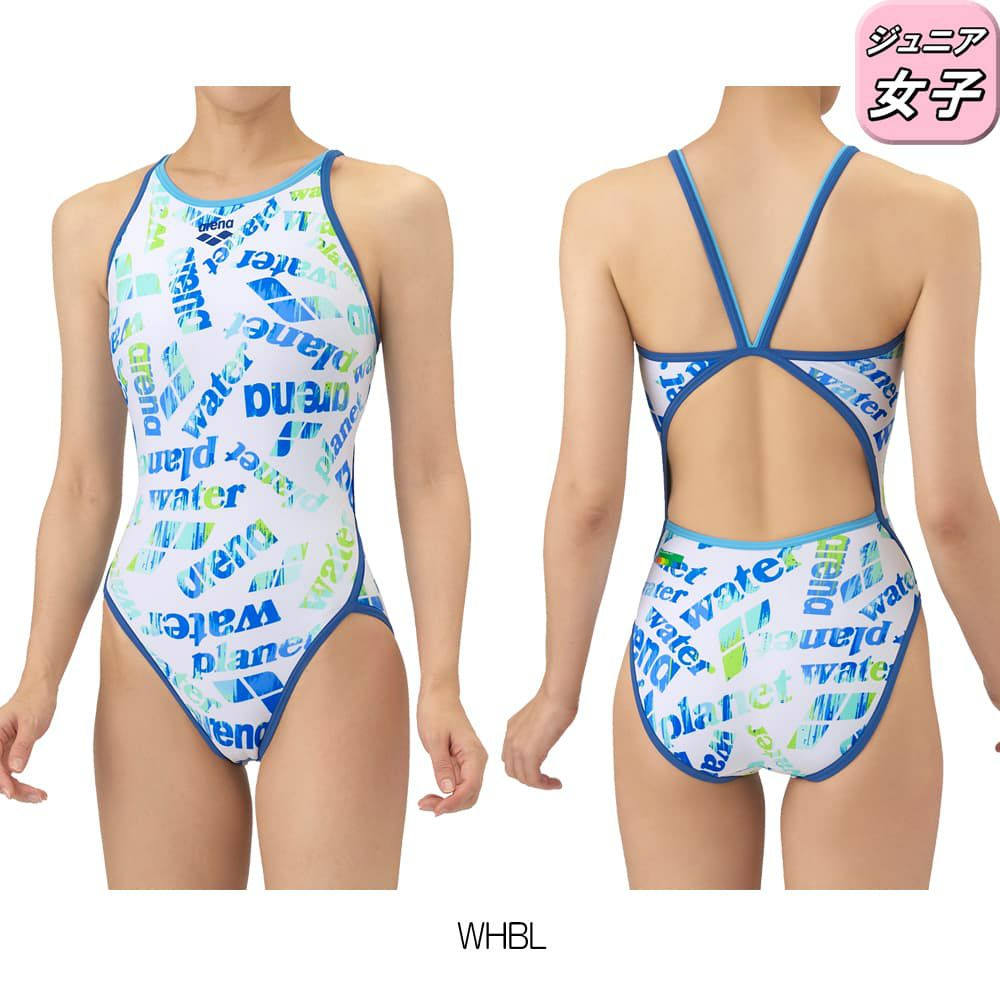 アリーナARENA競泳水着練習用水着ジュニア女子トレーニングワンピースオープンバックタフスーツタフスキンEP競泳練習水着2025年秋冬モデルAS5FWM18G