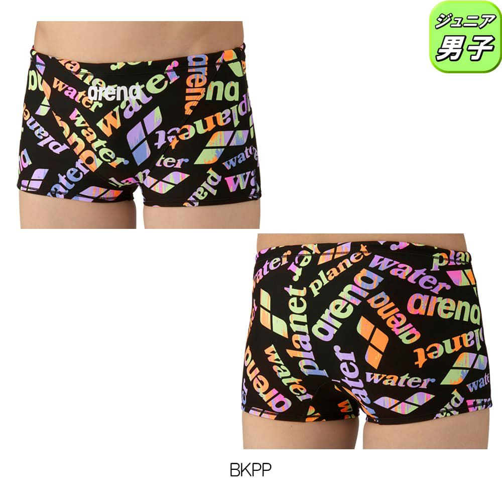 アリーナARENA競泳水着練習用水着ジュニア男子トレーニングスパッツショートレッグタフスーツタフスキンEP競泳練習水着2025年秋冬モデルAS5FWM19B