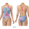 アリーナARENA競泳水着練習用水着レディーストレーニングワンピースオープンバックタフスーツタフスキンT2E競泳練習水着2025年秋冬モデルAS5FWM20L