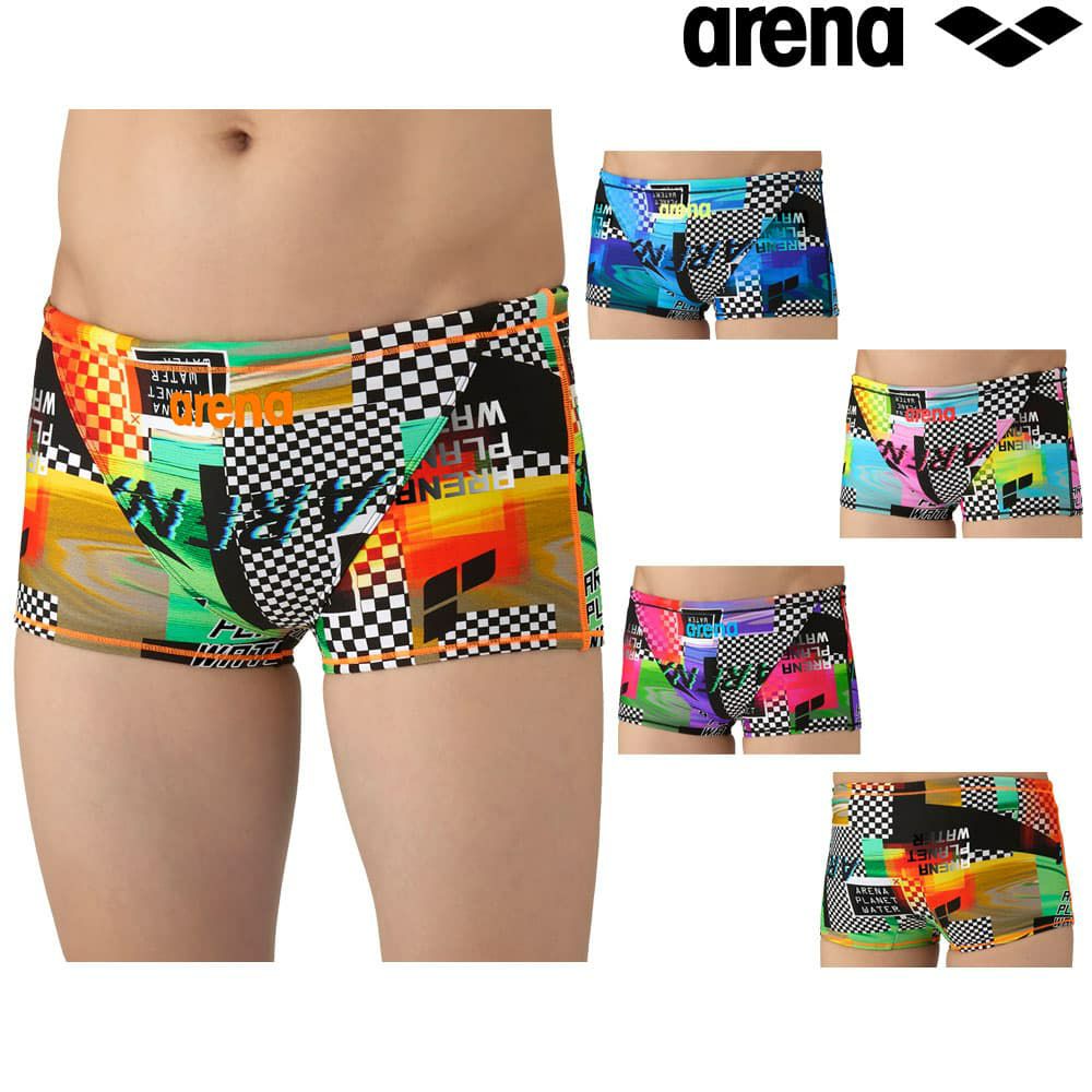 アリーナARENA競泳水着練習用水着メンズトレーニングスパッツショートレッグタフスーツタフスキンT2E競泳練習水着2025年秋冬モデルAS5FWM23M