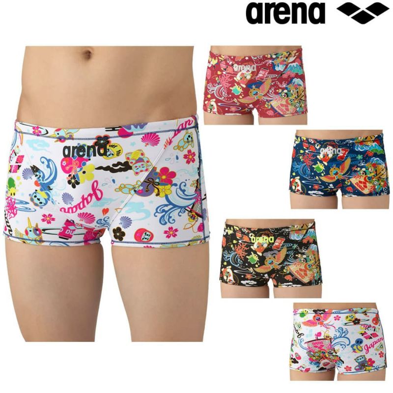 アリーナARENA競泳水着練習用水着メンズトレーニングスパッツショートレッグタフスーツアリーナ君タフスキンEP競泳練習水着2025年秋冬モデルAS5FWM29M