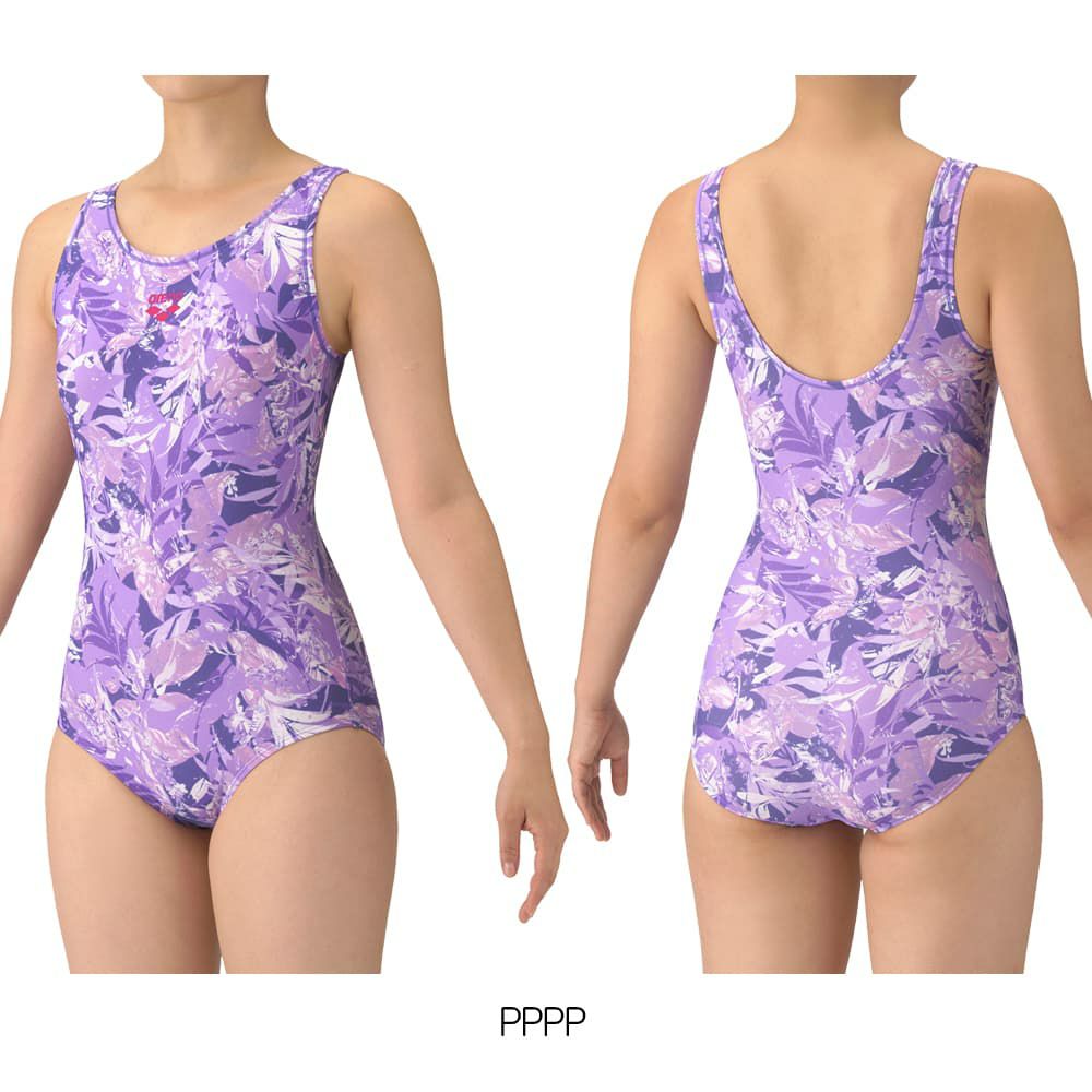 アリーナARENAフィットネス水着レディースフィットネスワンピースUバック差し込みパッドパッド付き2025年秋冬モデルAS5FWF20L