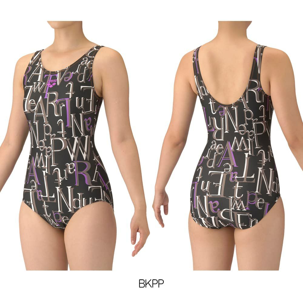 アリーナARENAフィットネス水着レディースフィットネスワンピースUバック差し込みパッドパッド付き2025年秋冬モデルAS5FWF21L