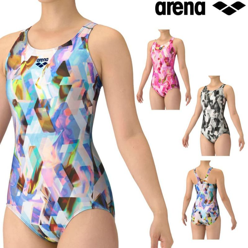 アリーナARENAフィットネス水着レディースフィットネスワンピースYバック差し込みパッドパッド付き2025年秋冬モデルAS5FWF22L