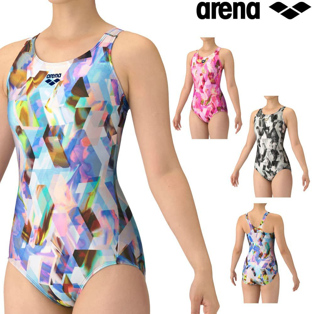 アリーナARENAフィットネス水着レディースフィットネスワンピースYバック差し込みパッドパッド付き2025年秋冬モデルAS5FWF22L