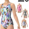アリーナARENAフィットネス水着レディースフィットネスワンピースYバック差し込みパッドパッド付き2025年秋冬モデルAS5FWF22L