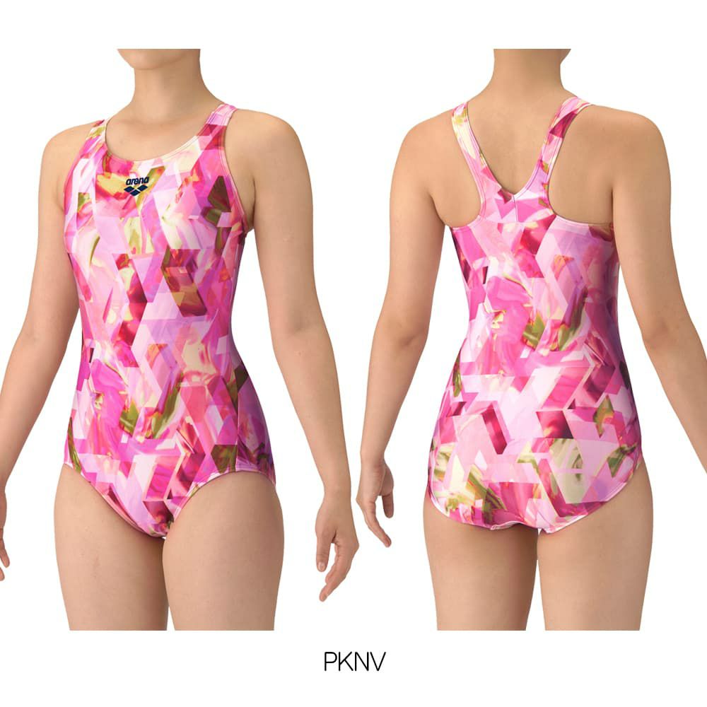 アリーナARENAフィットネス水着レディースフィットネスワンピースYバック差し込みパッドパッド付き2025年秋冬モデルAS5FWF22L