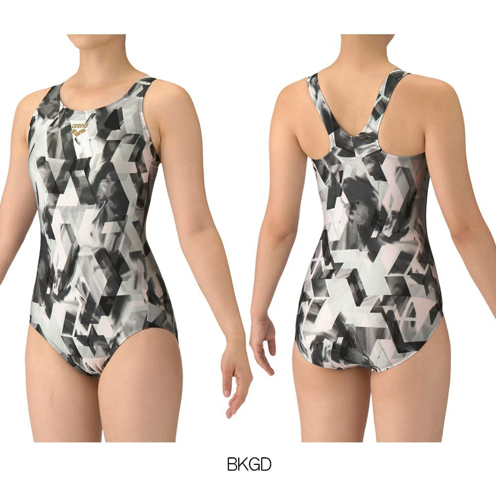 アリーナARENAフィットネス水着レディースフィットネスワンピースYバック差し込みパッドパッド付き2025年秋冬モデルAS5FWF22L