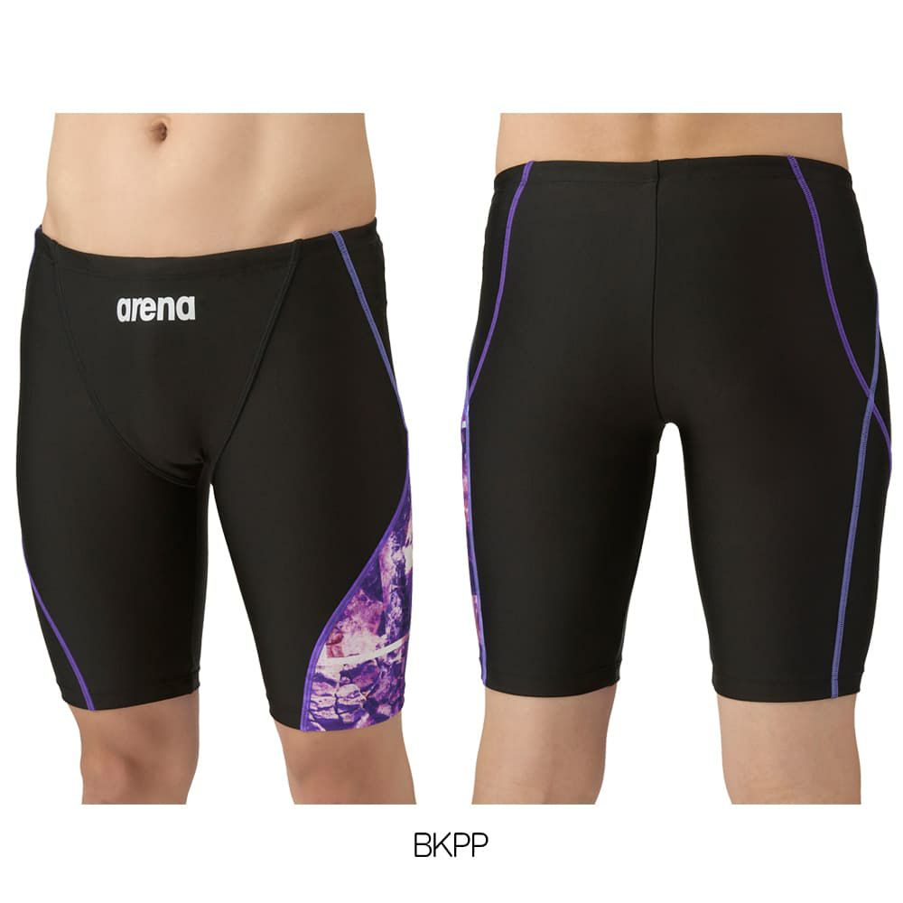 アリーナARENAフィットネス水着メンズフィットネススパッツハーフレッグAQUAEXA2025年秋冬モデルAS5FWF60M
